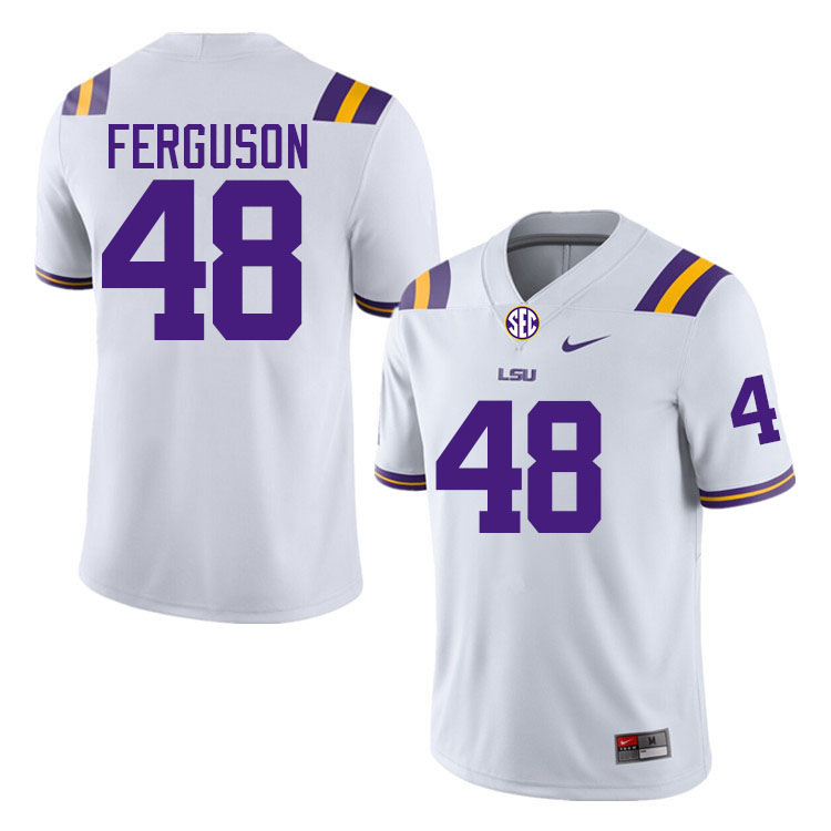 Blake Ferguson LSU Tigers Jersey,Louisiana State University Tigers Football Jersey-White